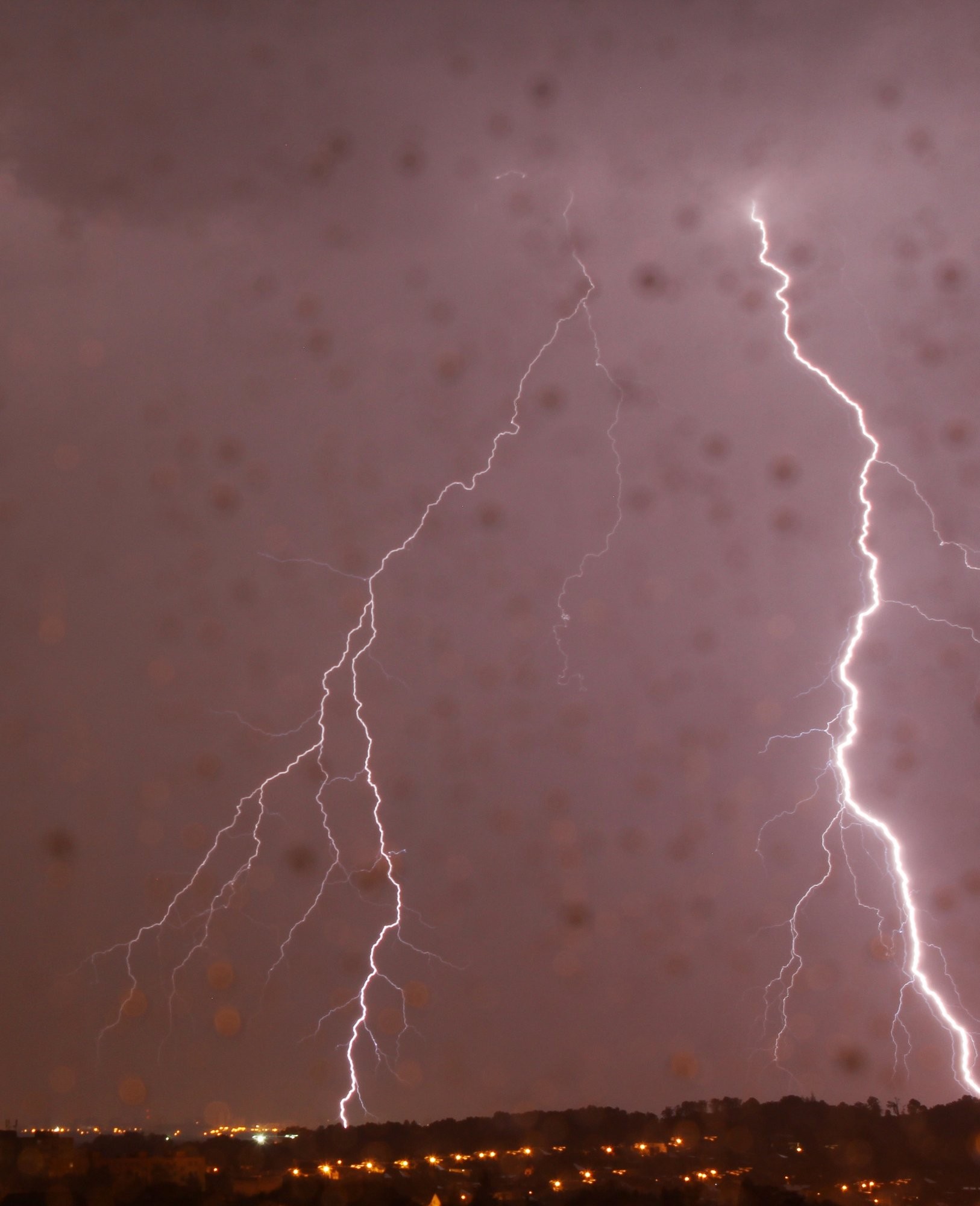 Blesk nad Ostravskem