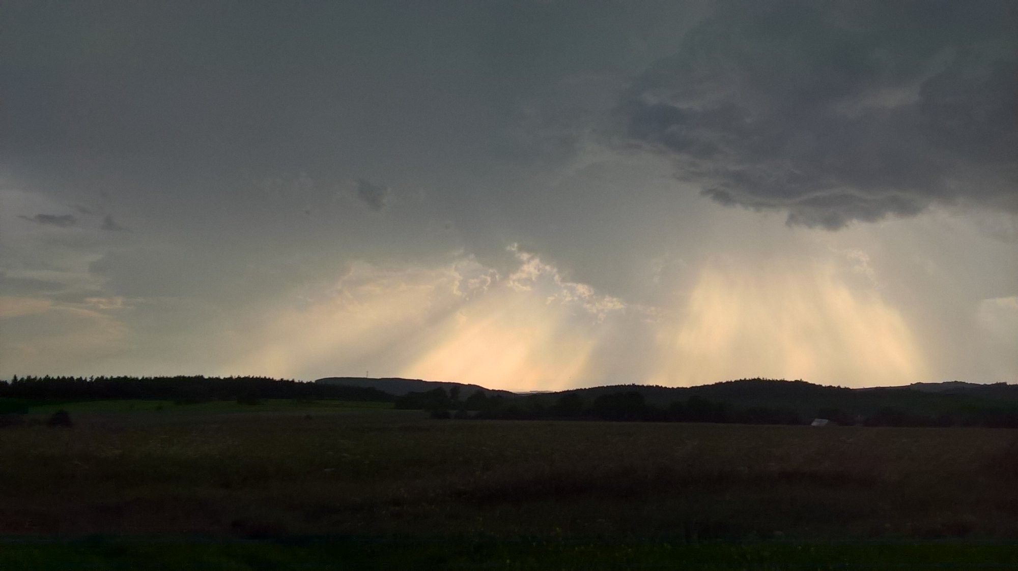 Bouřka v Orlických horách