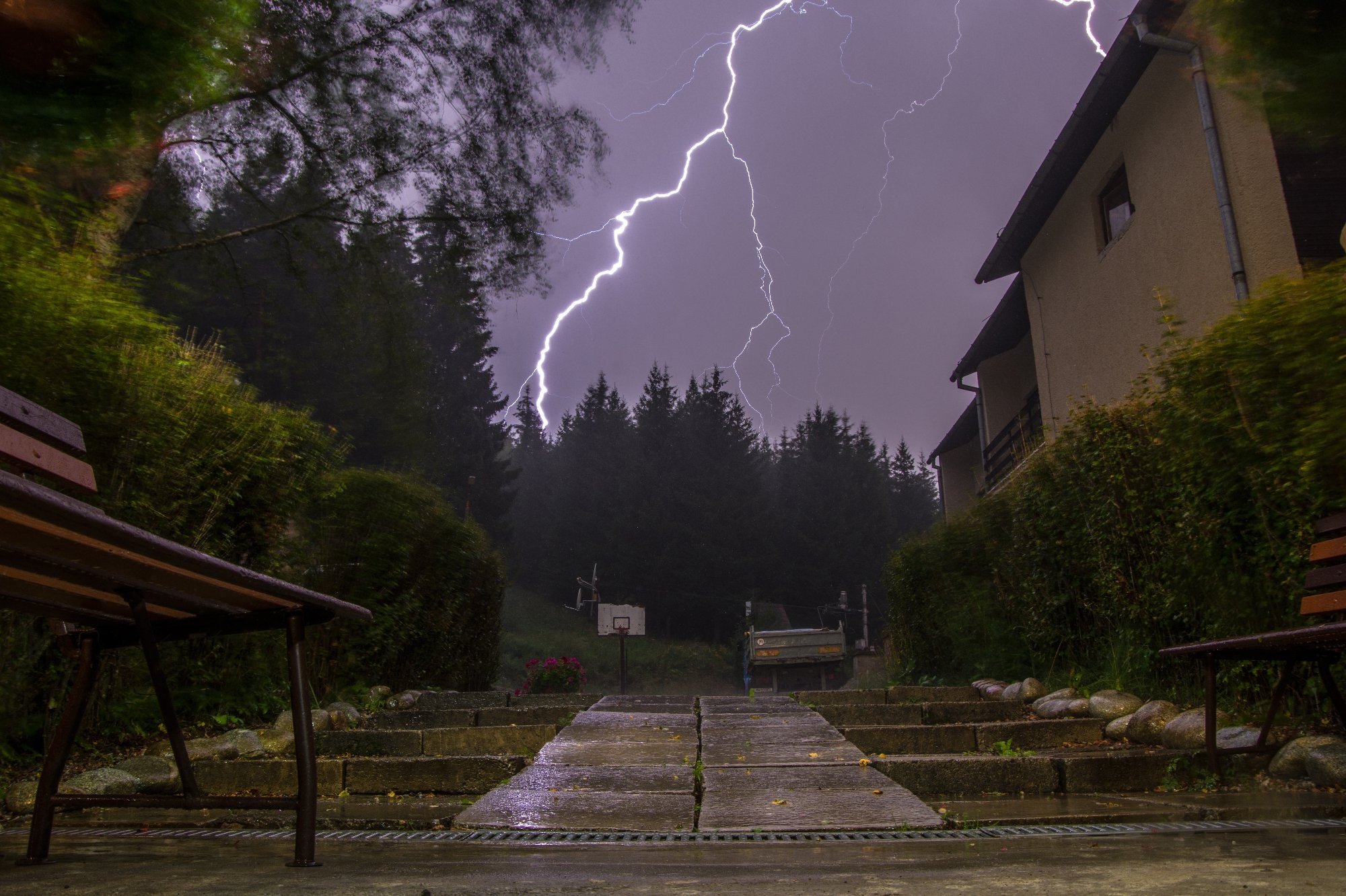 Augustová búrka na Liptove