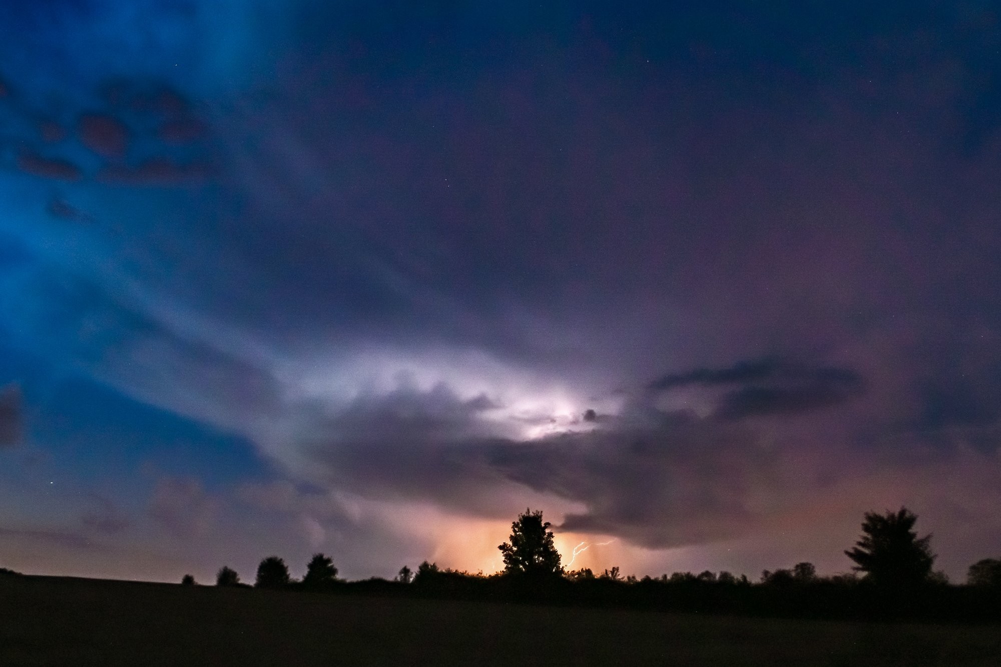 Bouřka nedaleko Bíliny