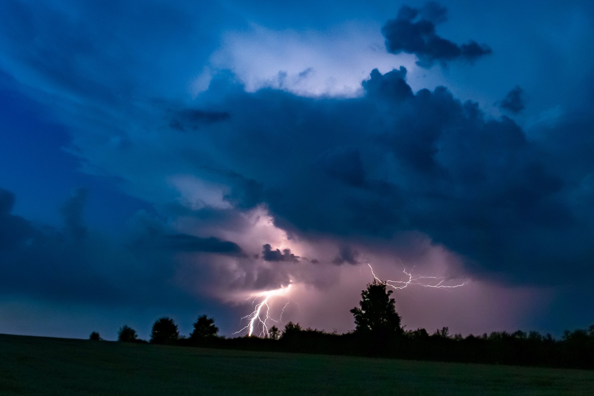 Bouřka nedaleko Bíliny