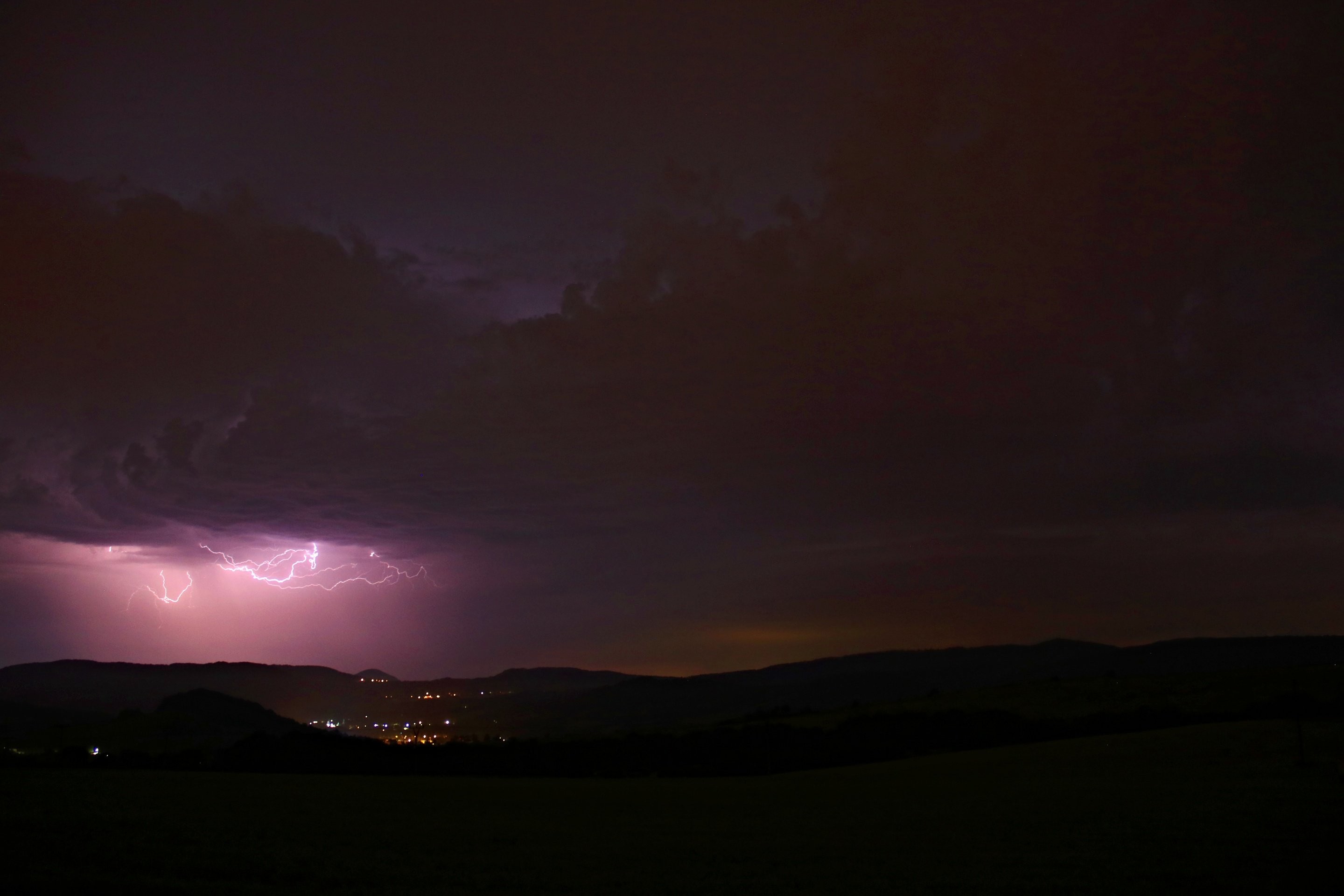 Bouřka na Českolipsku 