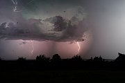 Noční bouřky na Moravě 