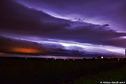 Půlnoční shelf cloud u Přerova