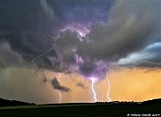 Blesková show nad Míškovicemi