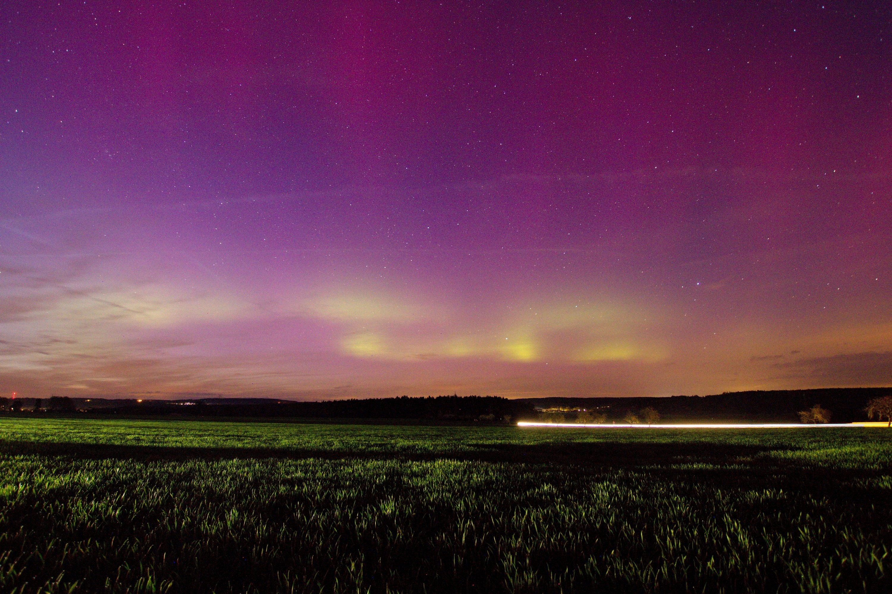 Solární bouře u Plzně