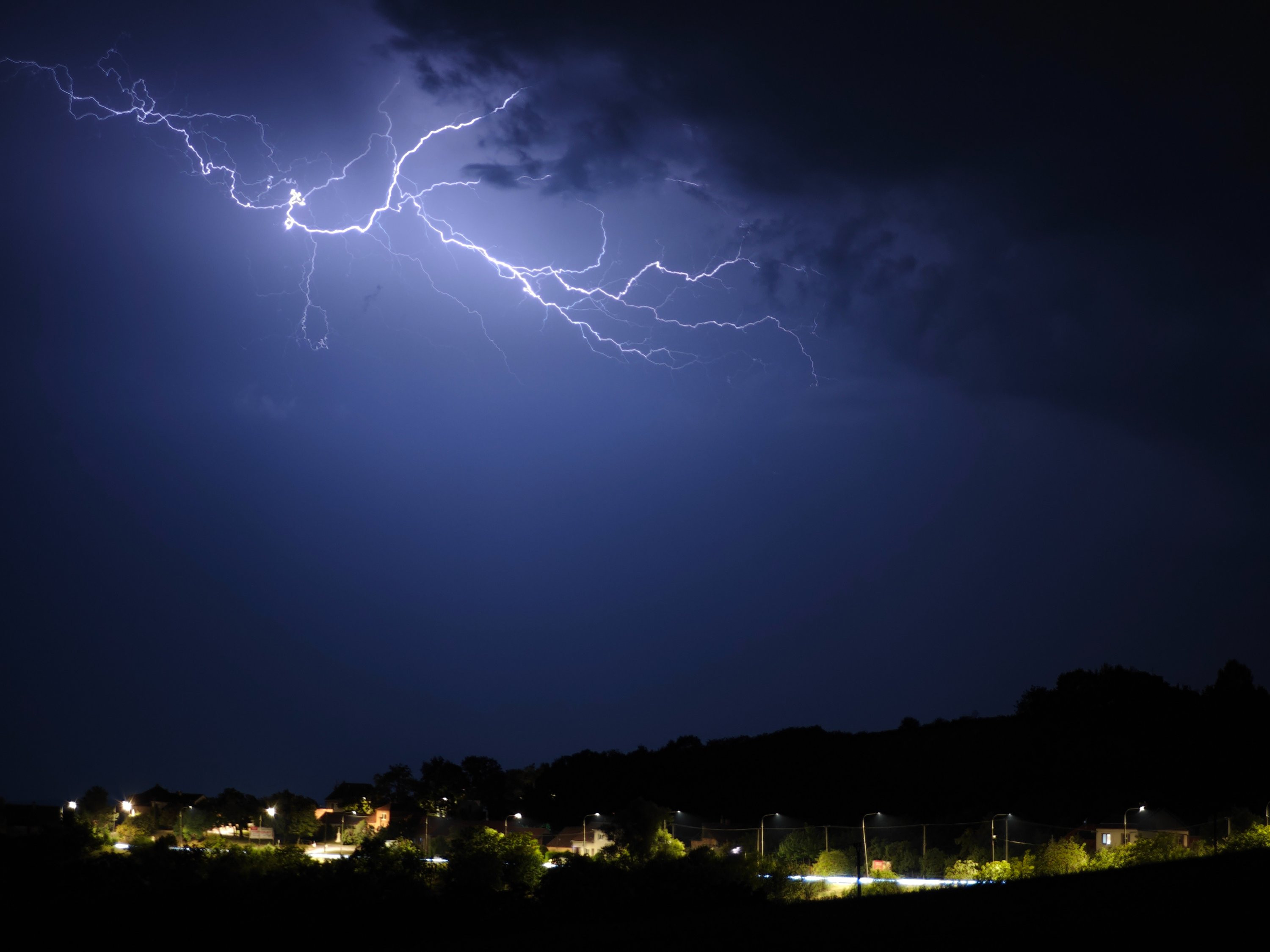 CC blesk nad Strážovicemi