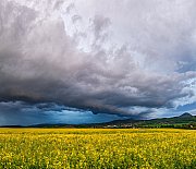 Shelf cloud nad Středohořím