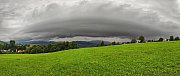 Podzimní ukázkový shelf cloud