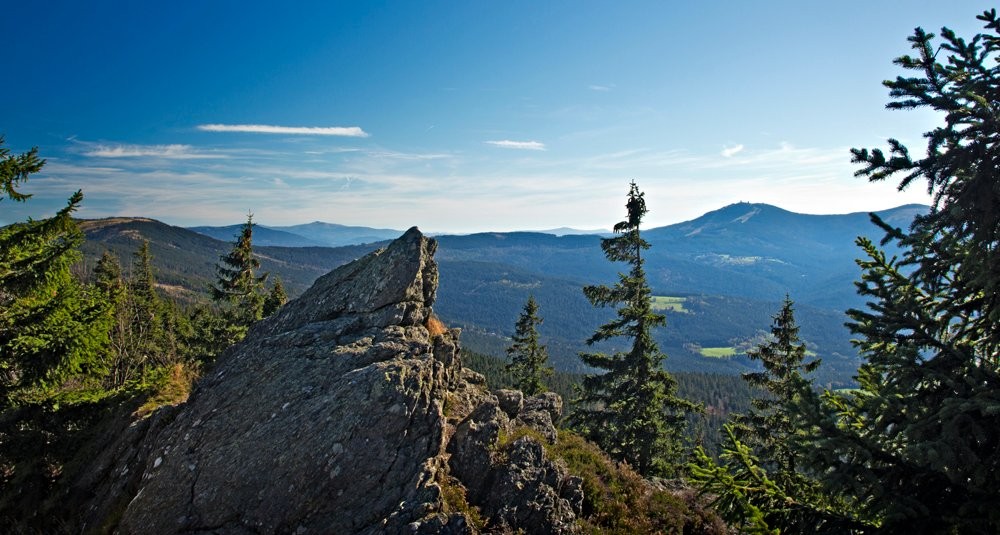 Pohled z Velkého Ostrého