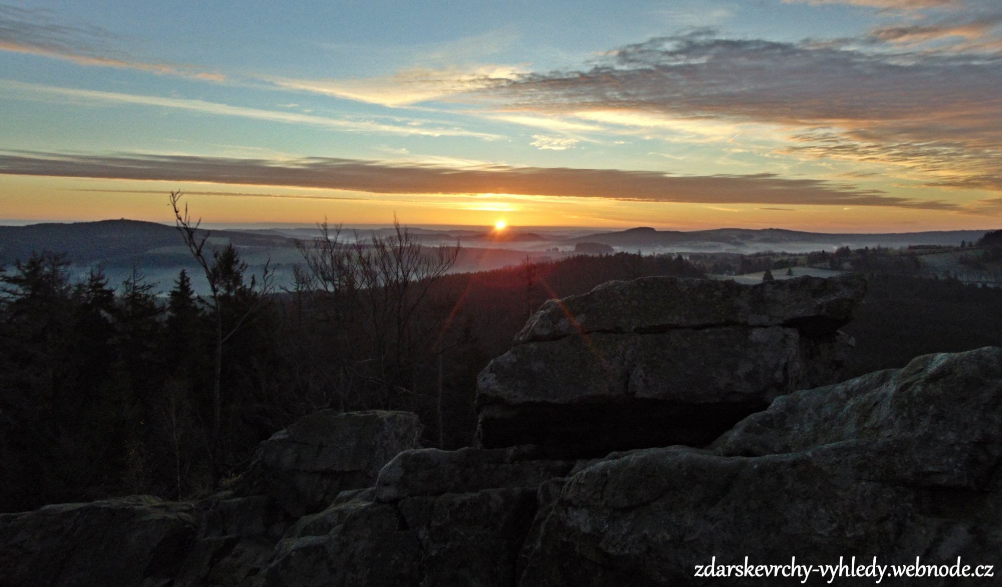 Svítání na Malinské skále