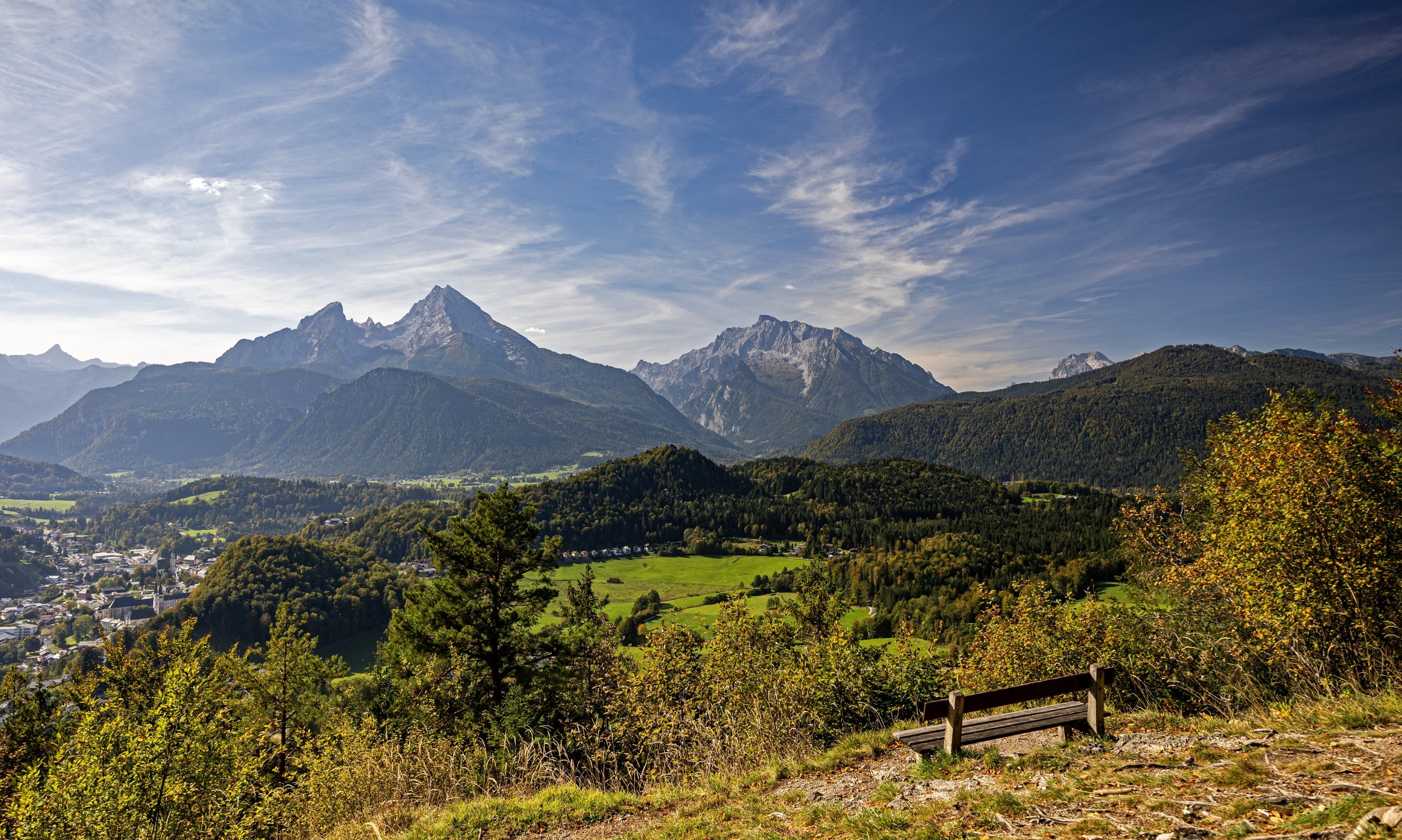 Výhled na Watzmann z Marxenhöhe