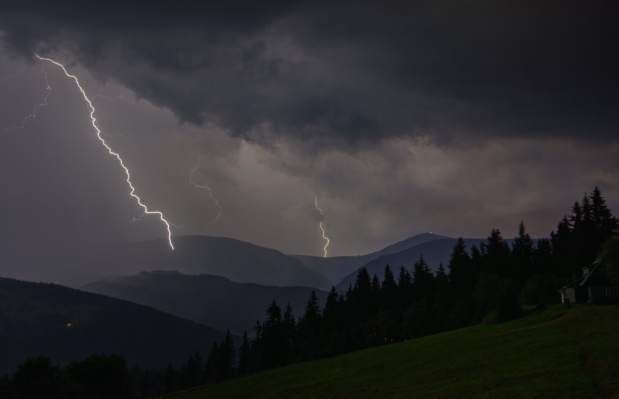 Krkonošská bouřka 2016