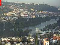 Záběr z webkamery Praha